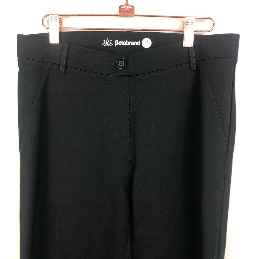 Betabrand | Bootcut Black Dress Yoga Pants M Tall — image 2 of 8